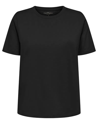 Only - ONLFreja Luxe T-shirt - Black